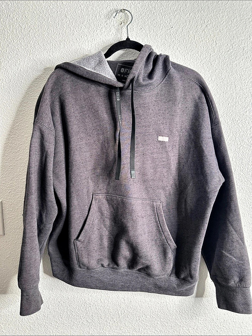 FIGS medical Gray Hoodie Size Medium